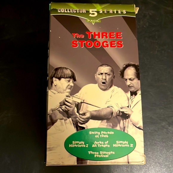 The Three Stooges Collector 5 Series VHS Tapes Box Set - Picture 4 of 6